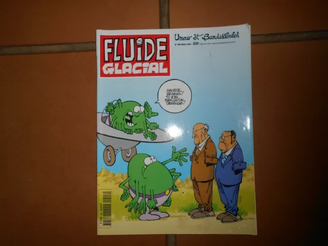 Ancien magazine satirique Fluide Glacial N° 298 Avril 2001