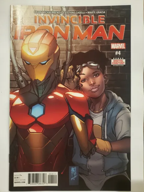 Invincible Iron Man #4 Nm 9.4+ Marvel Comics (2017) Riri Williams Ironheart