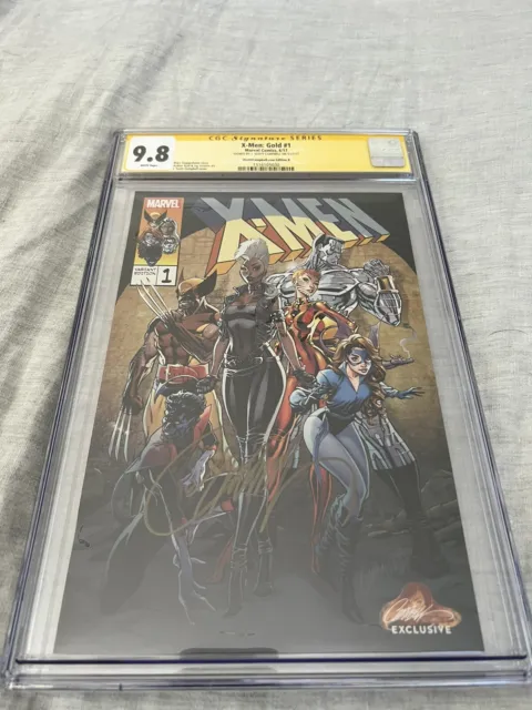 X-MEN GOLD #1 9.8 Signed By J Scott Campbell