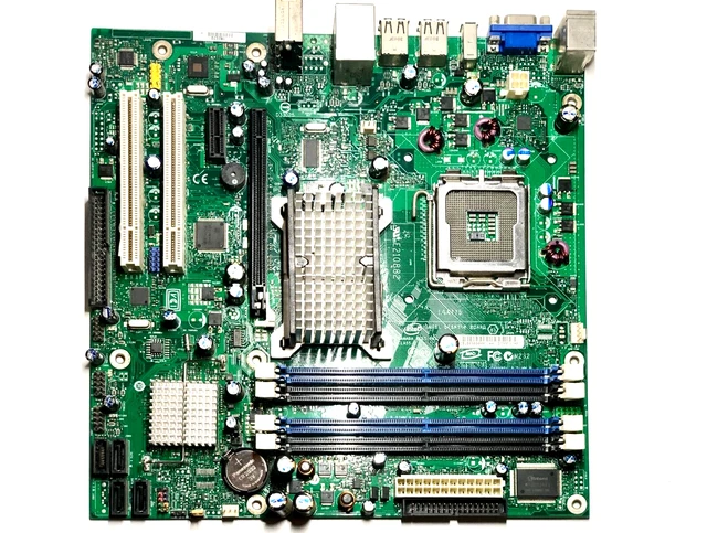GENUINE INTEL DESKTOP Board Motherboard DG33BU LGA775 mATX + I/O Plate