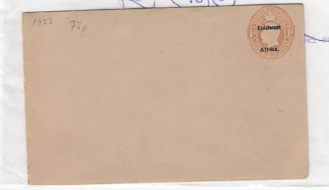 South West Africa 1923 KGV 1d Stationery Envelope Unused J2318