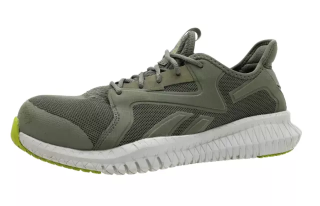 Reebok N8505* Mens Green Work Athletic Comp Toe SD Shoes Size 10 W