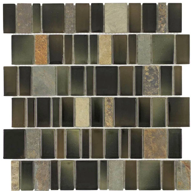 Elida Ceramica Blended Monarch Staggered Backsplash | 630846