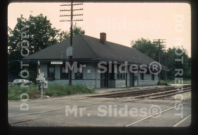 Duplicate Slide Erie Railroad  /EL Wadsworth OH Station