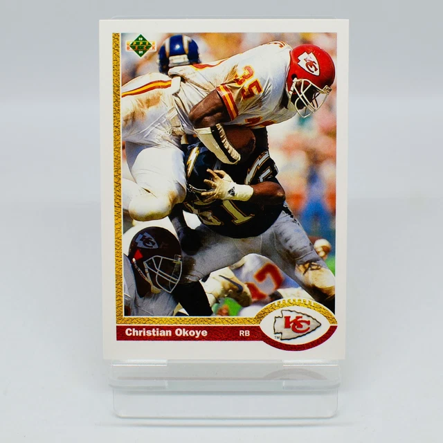 Christian Okoye Kansas City Chiefs #176 Upper Deck 1991
