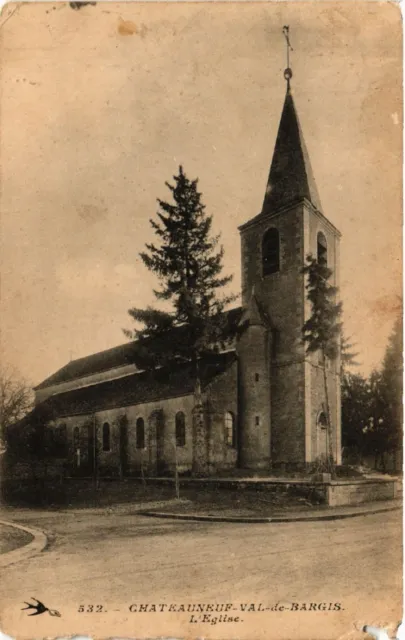 CPA AK CHATEAUNEUF-VAL-de-BARGIS - L'Église (456392)