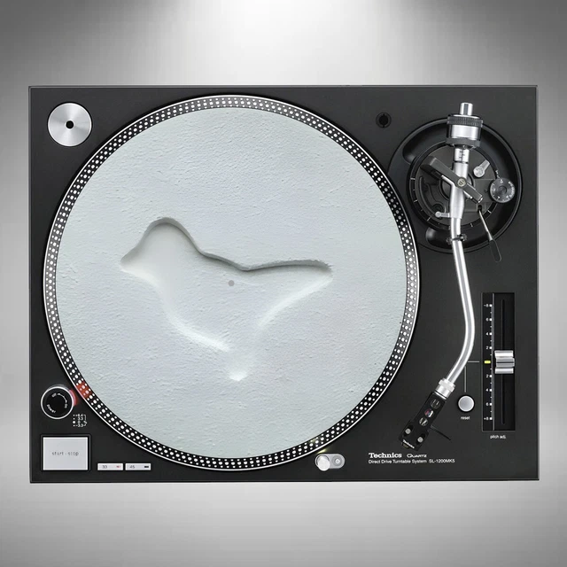 Dove White Pill/Rave Draaitafel slipmatten - hoge kwaliteit