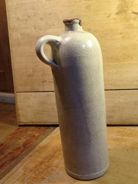 Ancienne Bouteille à Liqueur En Grès Signée KLEM – Fabriquée En Italie Années 70