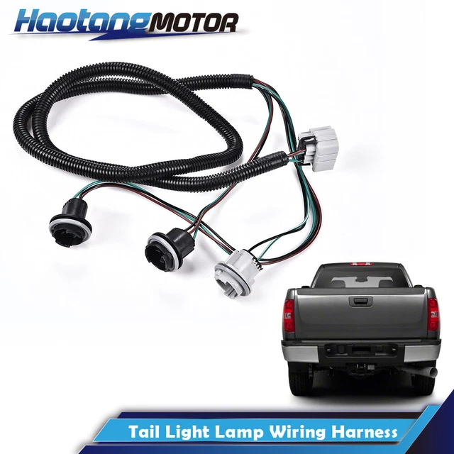 Tail Light Lamp Wiring Harness LH Left Fit For Chevy Silverado Pickup Truck USA