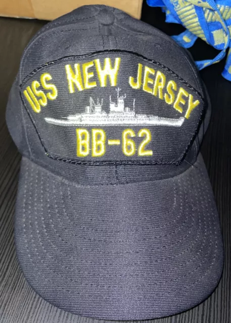 Vintage 80’s USS New Jersey  BB-62 Cap Hat Snapback Trucker Northstar Rare Tag