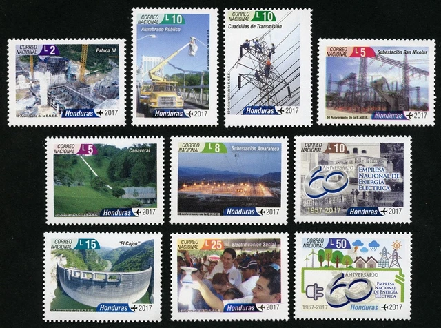 Honduras 2017 Stromversorgung Staudamm Kraftwerk Elektrizität Stromleitungen MNH