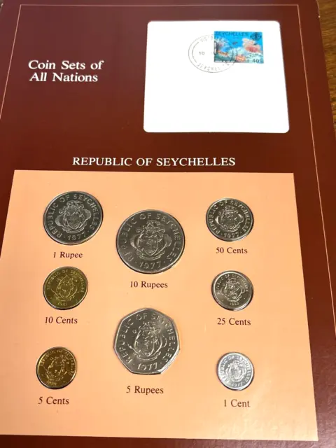 SEYCHELLES "Coins Sets of All Nations" 8-Coin UNC Type Set