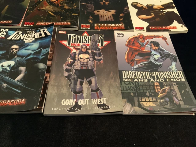 Punisher Max by Garth Ennis Vol 2-6 + 2 Marvel TPB 2018 See Desc. VG 20