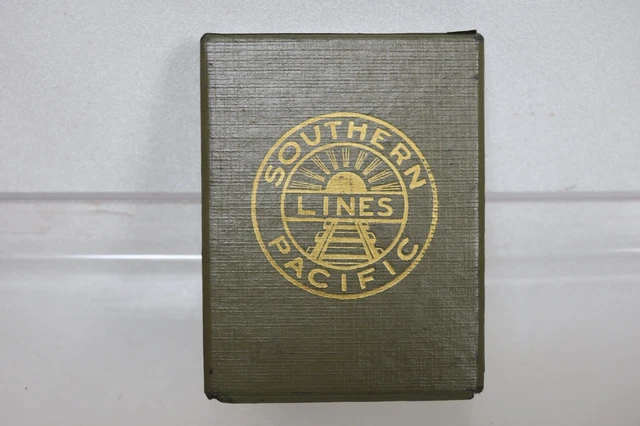 Vintage Southern Pacific Railroad Souvenir Photo Playing Cards w/Insert