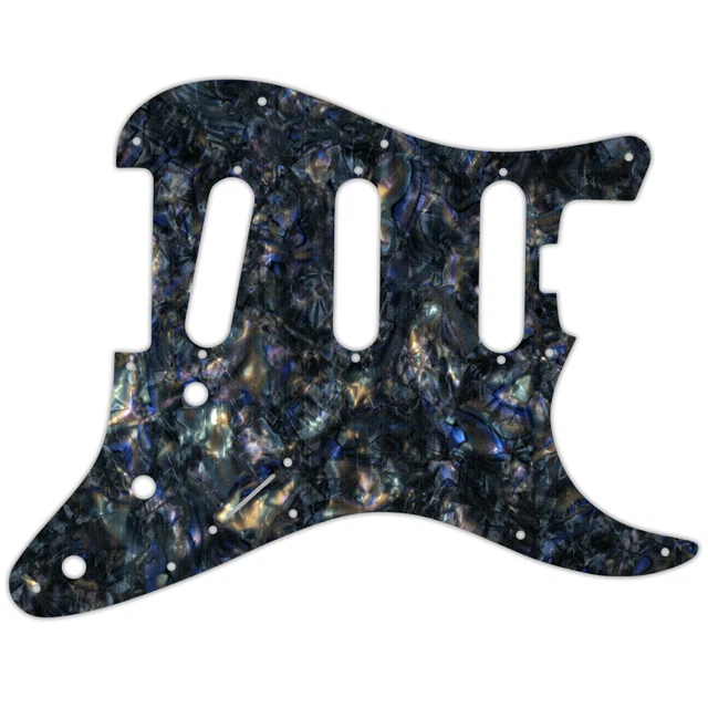 Pickguard 11 Fori Per Fender ST Pickguard (Piastra Protezione) Per Chitarra Elettrica Tipo Stratocaster ST - Configurazione SSS, 11 Fori, Plastica/Celluloide Protezione Body Chitarra - Foto 4