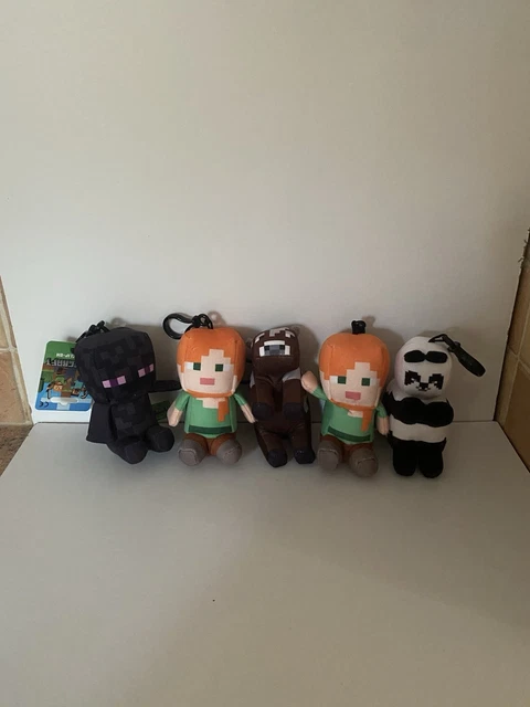 Stuffed Minecraft Ravage MINECRAFT CLIP ON Plush Soft Toy Bundle X5 New £12.99 - PicClick UK
