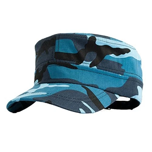 Jarseila Cappello Militare da Uomo Cappellino Flat Top Militare da Combattimento