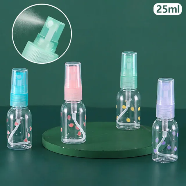 25ml Travel Transparent Plastic Perfume Atomizer Refillable Empty Spray Bott,s1e