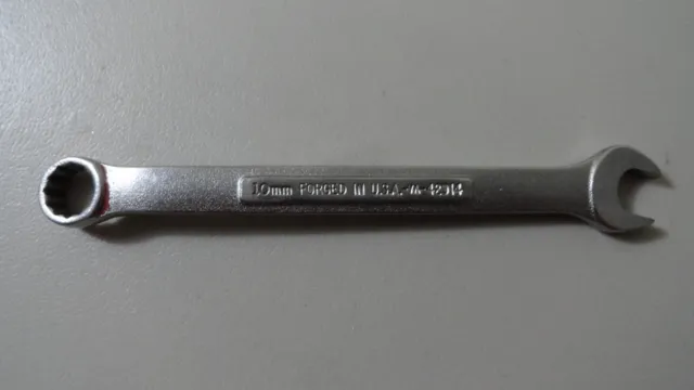 Llave de combinación de puntos vintage Craftsman 10 mm-12: VA-42914 forjada en EE. UU. casi nueva