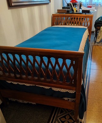 Testiera per letto in PVC in legno di quercia economica decorativa 100 x 60 cm diverse misure con venature 
