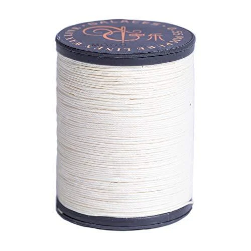 100% Natural Linen Thread 804 feet Waxed Thread for Bookbingding, Leather
