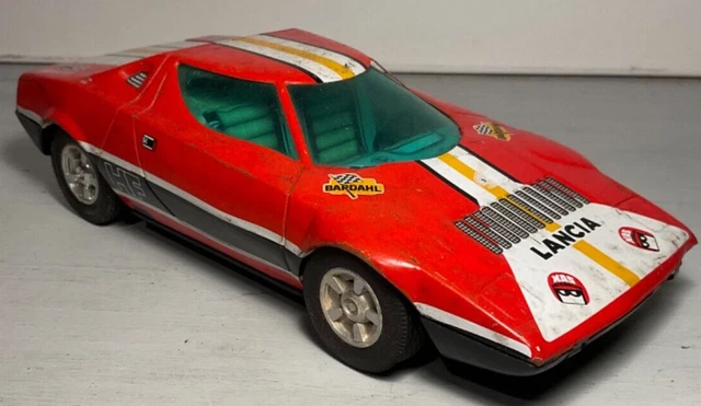 Jouet Ancien Voiture miniature Lancia Stratos Joustra France Vintage