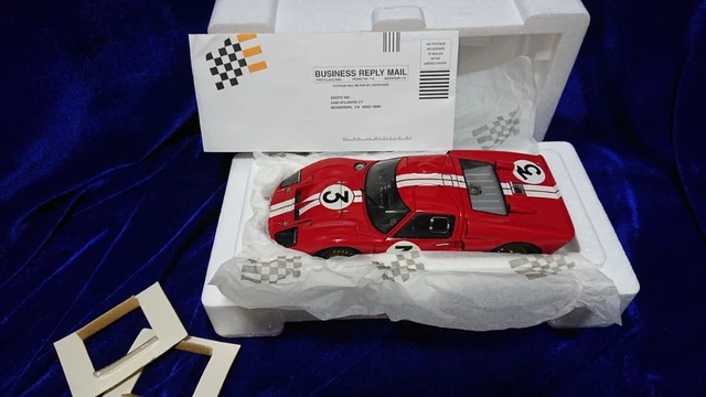 1:18 EXOTO 1966 FORD GT40 MK II Third Place 1966 Le Mans 24 Hour MINT