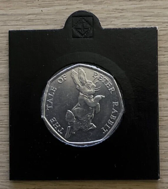 50p Münze 2017 Die Geschichte von Peter Kaninchen Beatrix Potter im Umlauf