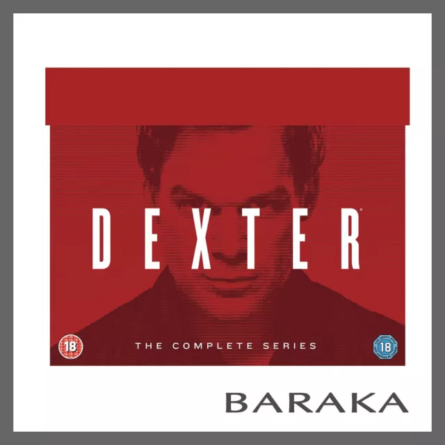 DEXTER COMPLETE SEASONS SERIES 1, 2, 3, 4, 5, 6, 7 & 8 DVD BOX SET R4 "clearance