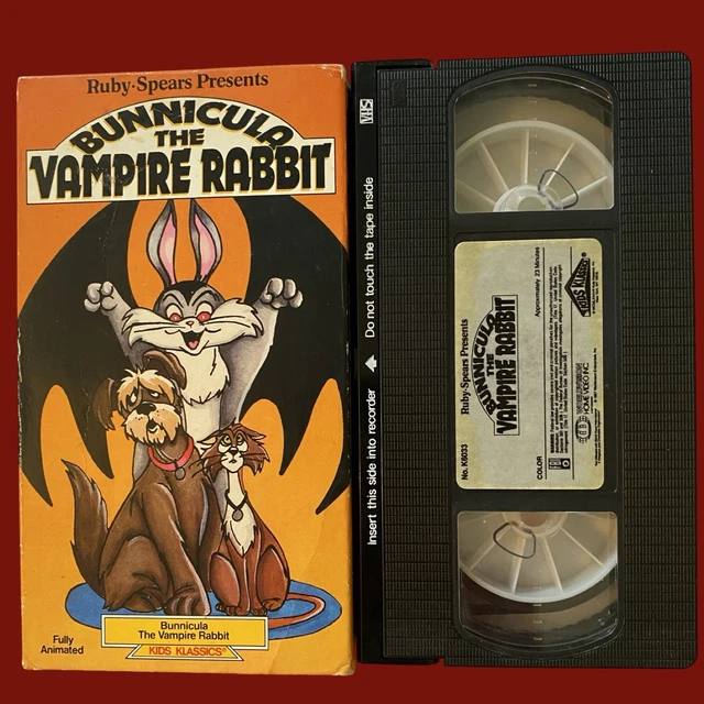 BUNNICULA THE VAMPIRE Rabbit (Kids Klassics) VHS Tape. Free Shipping! £ ...