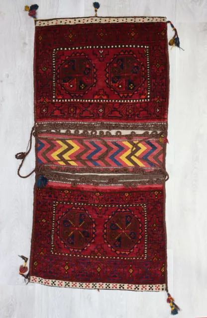 Antik Turkmen nomaden Doppelttasche teppich Doublebag saddlebag khorjin Bukhara 2