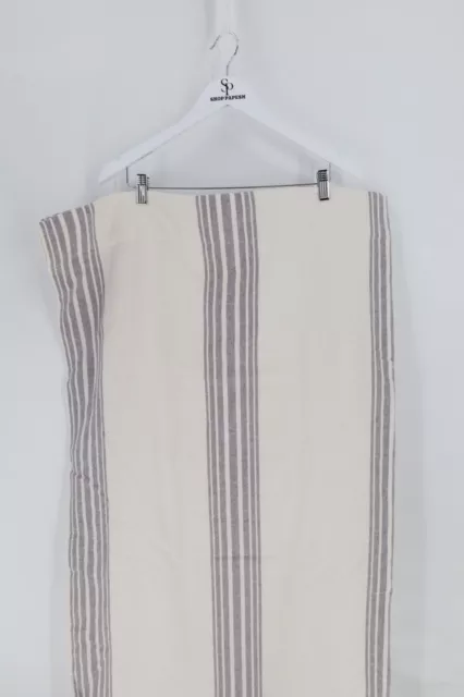 Set of 4 Pottery Barn Riviera Stripe Drape Charcoal Gray Striped Blackout 50x108 Set of 4 Pottery Barn Riviera Stripe Drape Charcoal Gray Striped Blackout 50x108