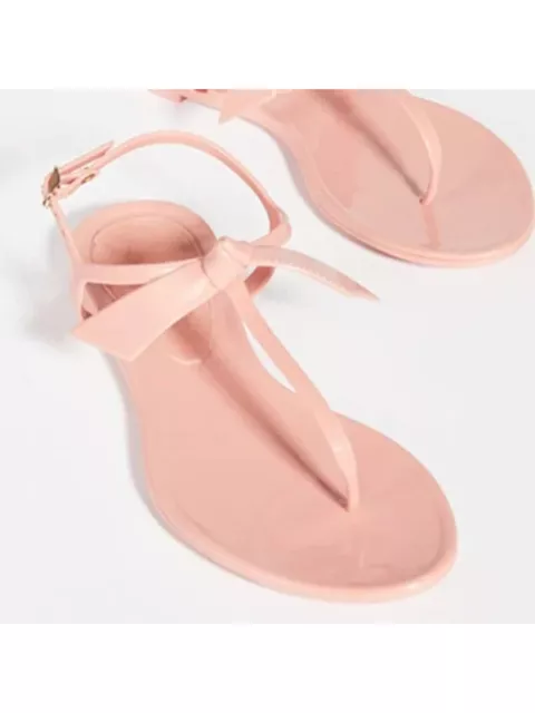 ALEXANDRE BIRMAN Womens Pink Clarita Round Toe Buckle Thong Sandals 37