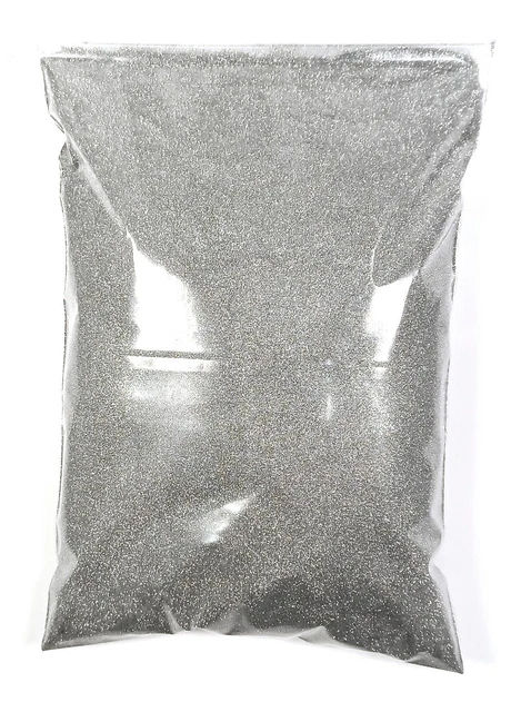 15oz / 444ml Chrome Silver .004" Metal Flake, Fine, Bulk Metallic Paint Additive