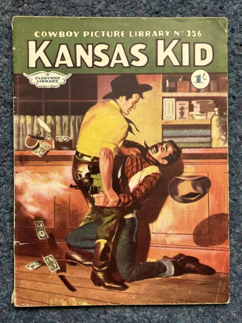 Cowboy Picture Library Comic No. 356 Kansas Kid