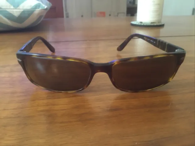 Persol Sunglasses Brown Tortoise Shell Frames Amber Lenses