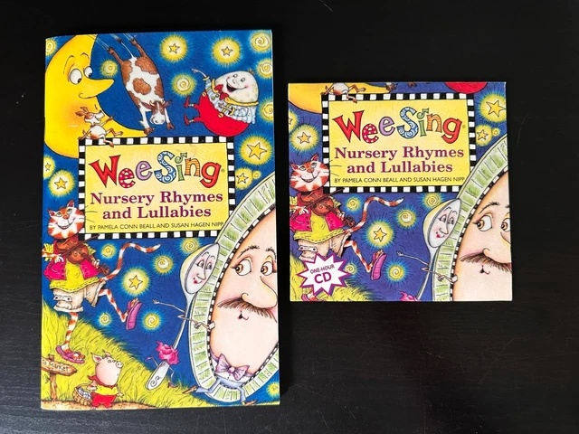 WEE SING NURSERY Rhymes Lullabies Song Book Audio CD Beall