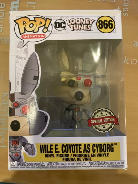 *BOX DAMAGED* Pop! DC Looney Tunes: Wile E. Coyote as Cyborg