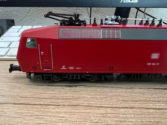 Märklin H0 3654 Numérique Elektrolok BR120 104-5 De DB Bon État Dans Emballage 3