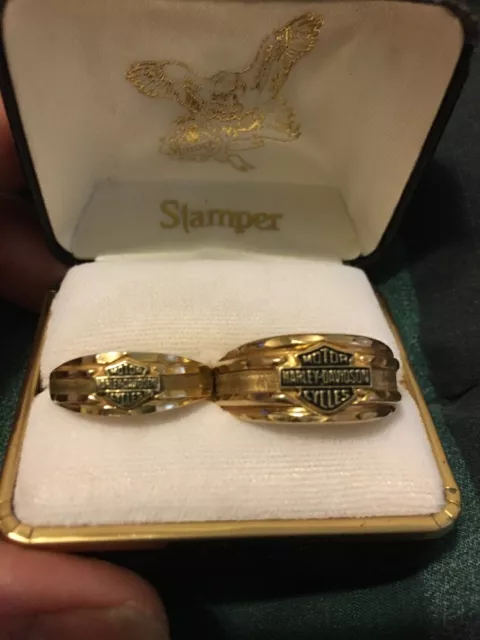Harley davidson on sale wedding band sets