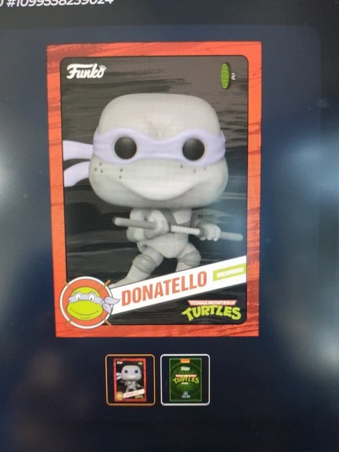 Original Turtles Donatello Moving Figure NFT by Funko Digital