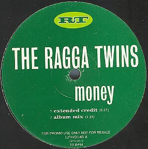 The Ragga Twins - Money - Used Vinyl Record 12 - K6244z