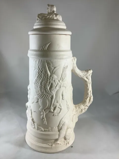 Large Pegasus Stein Ceramic Bisque Ready to Paint 38cm Tall