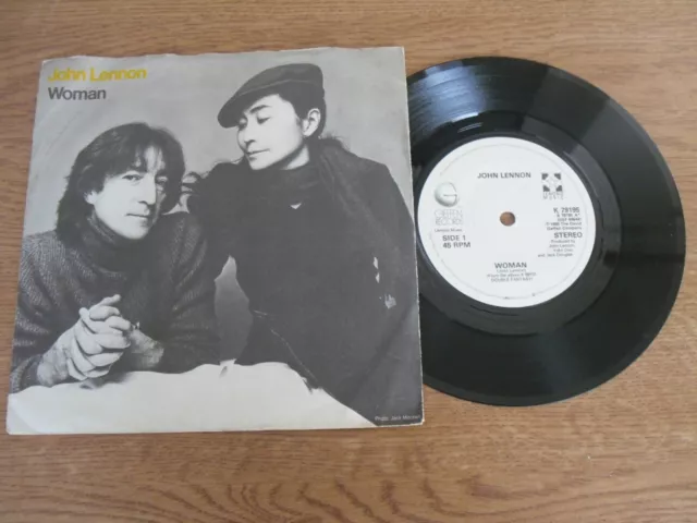 John Lennon Yoko Ono 7" Single P/S * Woman / Beautiful Boys *