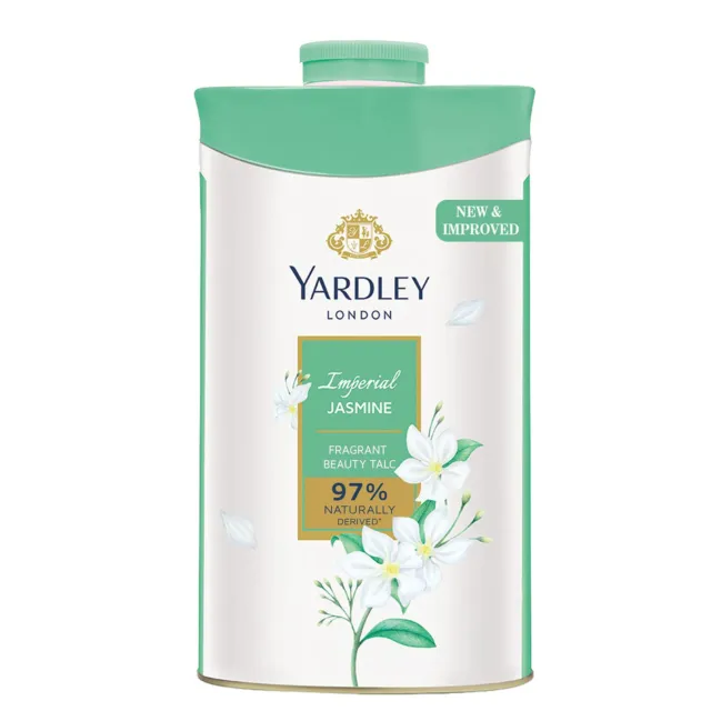 Yardley London Imperial Jasmine Perfumed Talc for Women, 250g powder