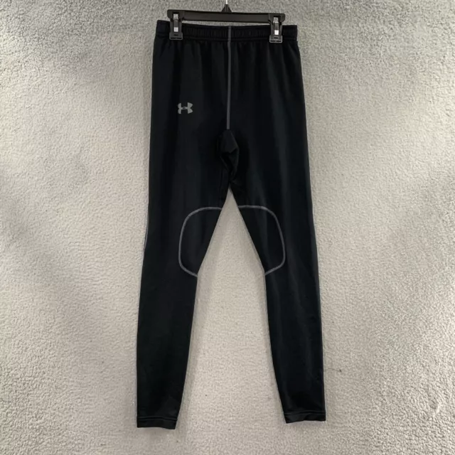 Under Armour Men’s Black Fitted Compression Pants Leggins Athletic Gear Size S/M