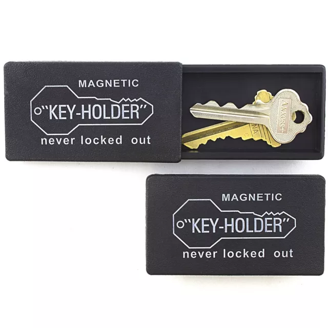 3 PIECE MAGNETIC MAGNET HIDE A KEY Emergency Spare Key Car Holder Hider Set