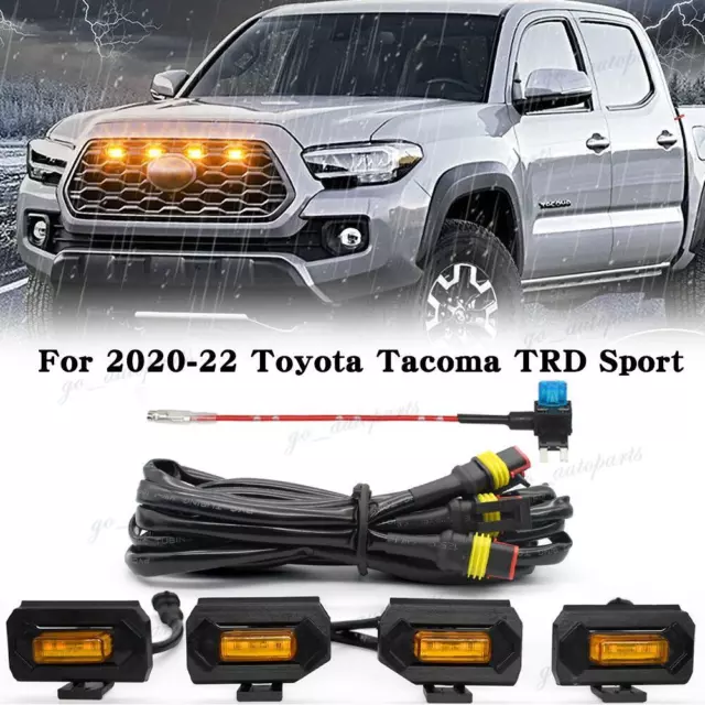 For 2020-2022 Toyota Tacoma TRD Sport Pro Offroad Raptor Style LED Grille Lights