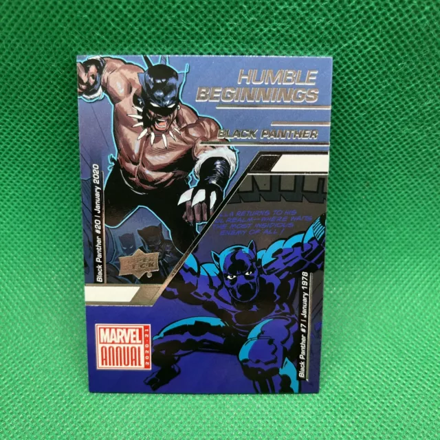 2020-21 2021 Marvel Annual Humble Beginnings Insert - HB-4 Black Panther