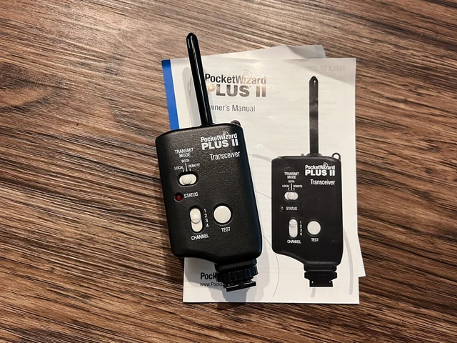 Pocket Wizard Plus II Transceiver 4-Channel PW-P-TR PWPTR 801-125